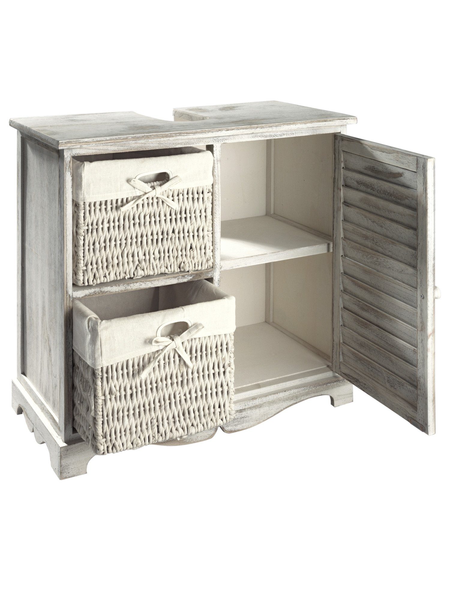 heine home Waschbeckenunterschrank inklusive Körbe, Aus hochwertigem