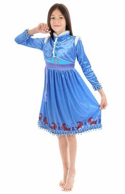 GalaxyCat Kostüm Kinder Kleid von Anna I Kostüm für Frozen 2 Fans I Größen: 120 - 140, Kinder Kostüm von Anna