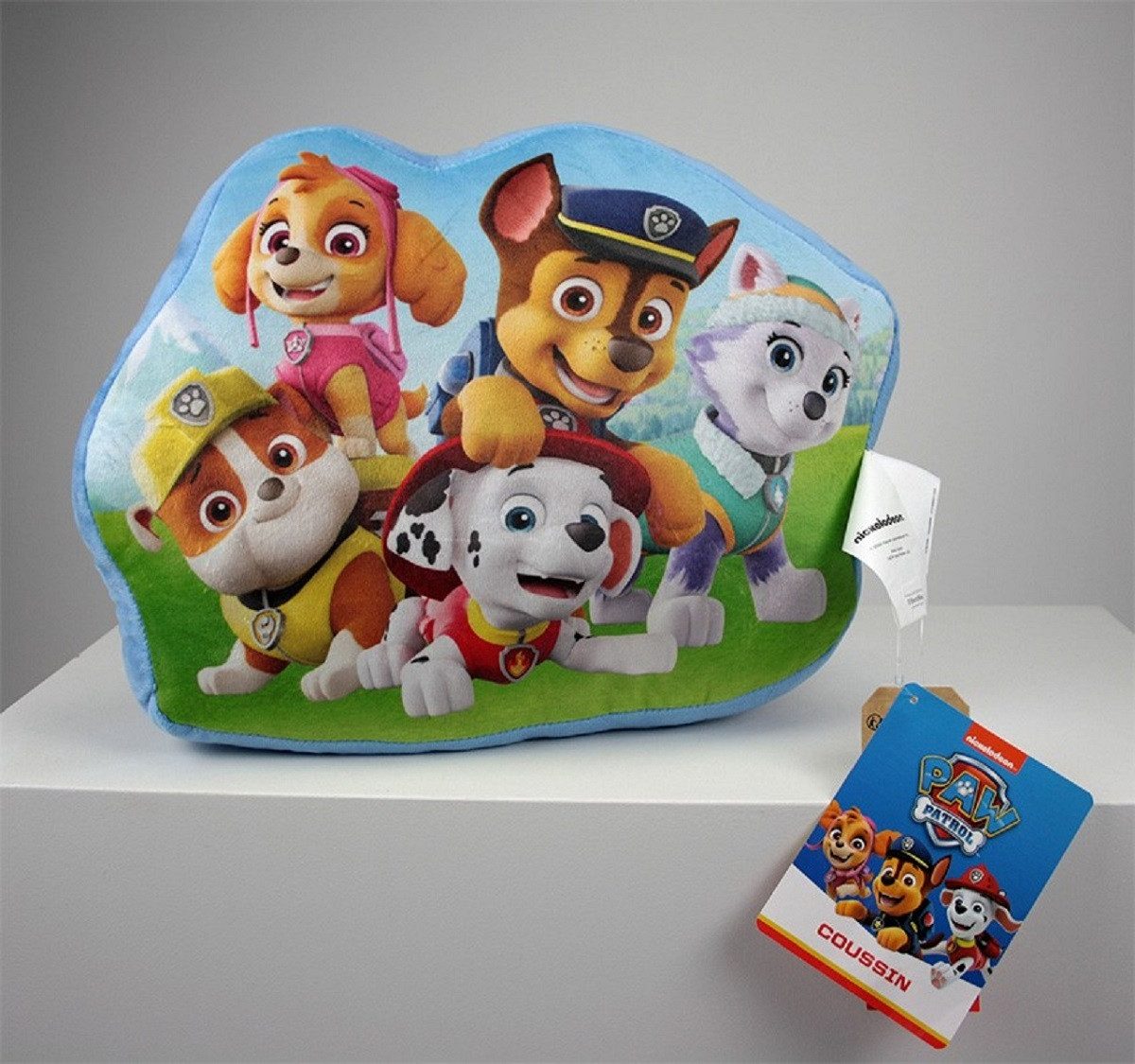 PAW PATROL Dekokissen - Premium Dekokissen mit beidseitigem Digitaldruck, ideal als Geschenkidee, perfekt für Sofa oder Bett