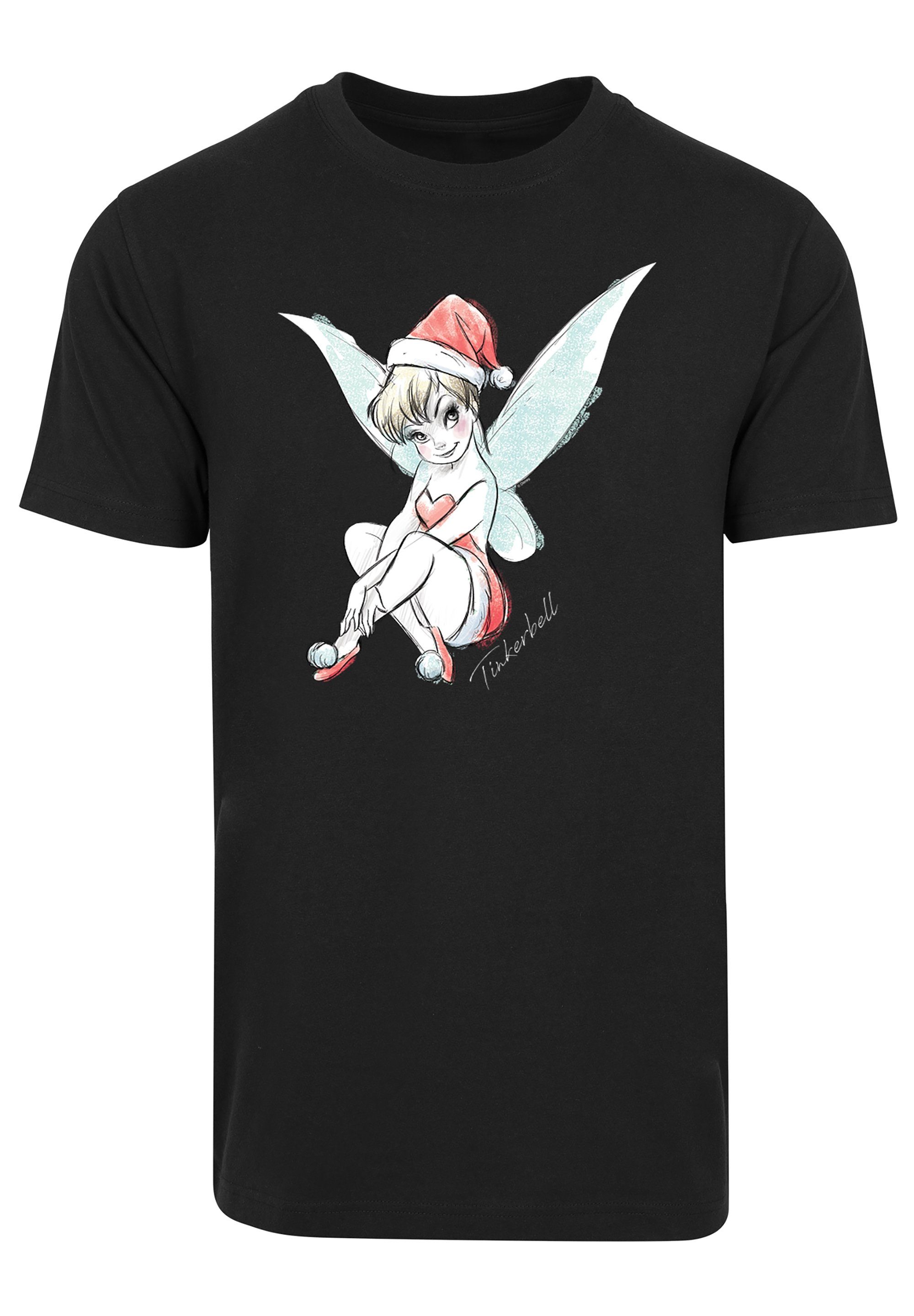 F4NT4STIC T-Shirt Disney Tinkerbell Christmas Fee Print