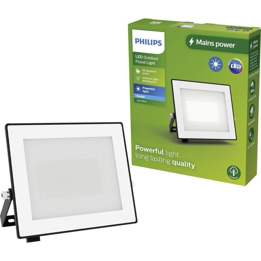 Philips LED Flutlichtstrahler Philips LED Lois 929004641901 LED-Außenstrahler 30 W Leuchtfarben: Ka