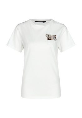 MARC AUREL T-Shirt mit Strass-Applikation