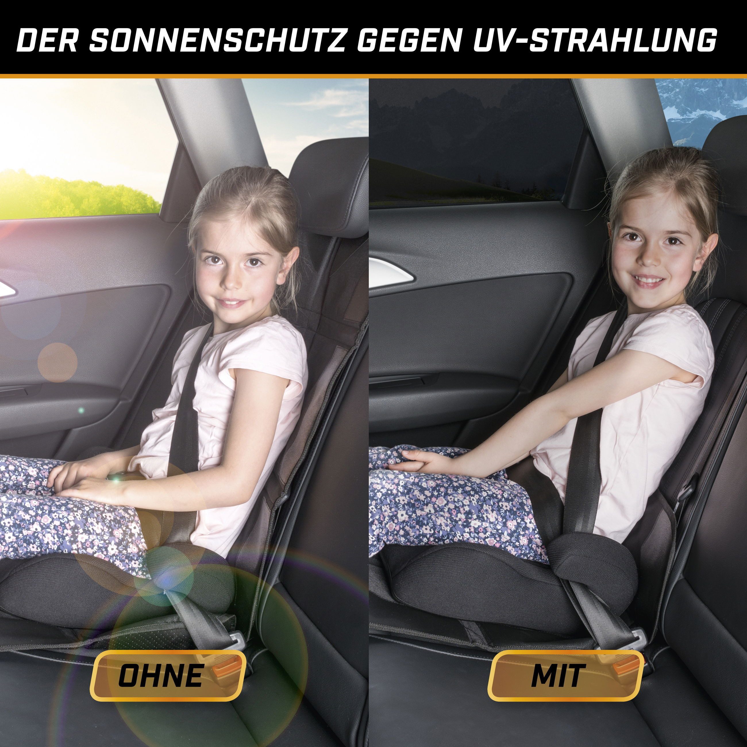 CarComfort Autosonnenschutz Sonnenschutz window sock, (2-St., 2 Stück)