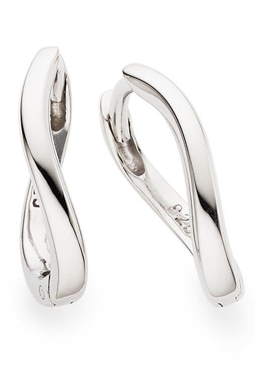 Bruno Banani Paar Creolen Schmuck Geschenk Silber 925 Ohrschmuck Ohrringe