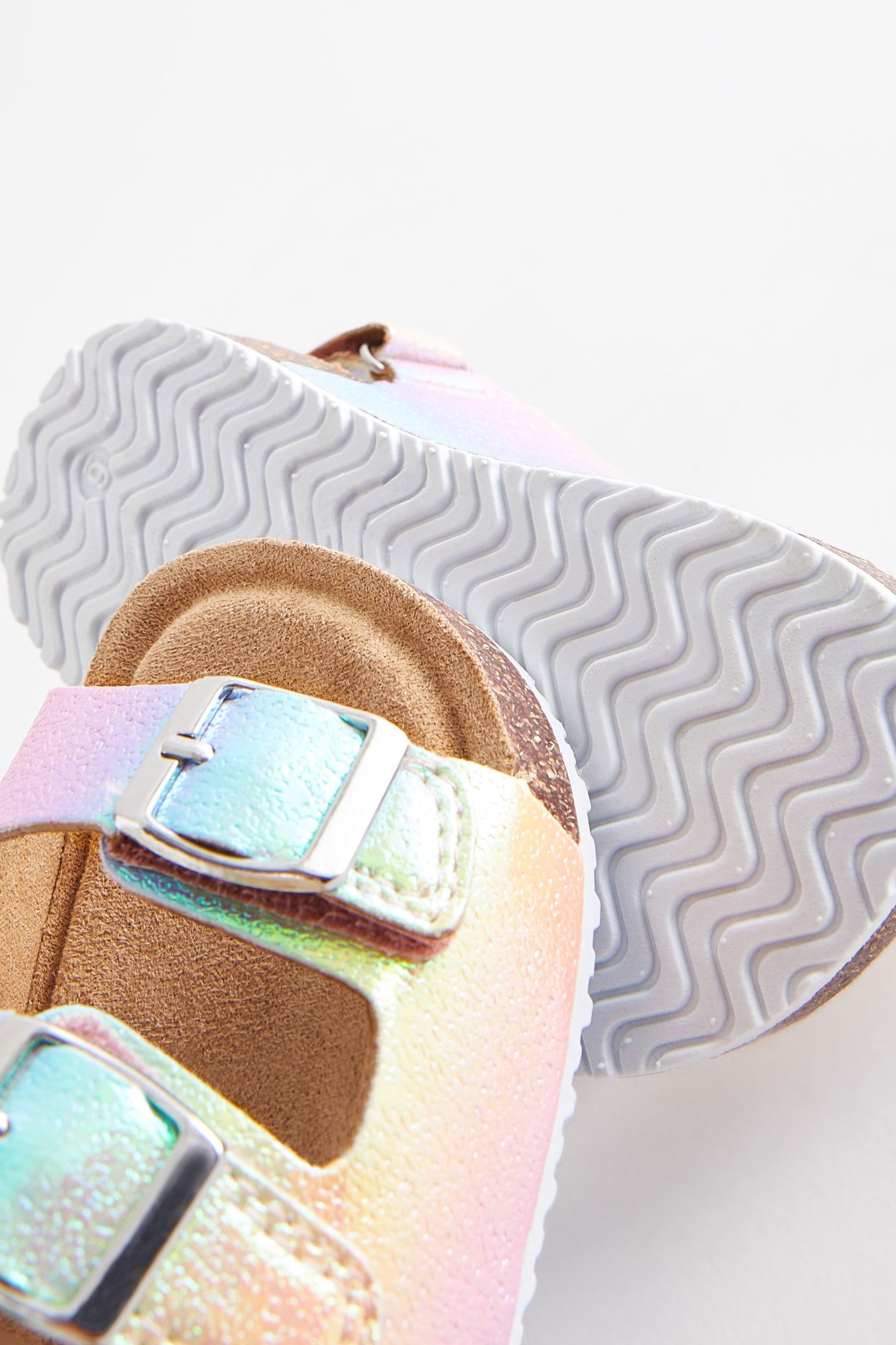 Next Sandalen mit zwei Riemen und Korkfußbett Sandale (1-tlg)