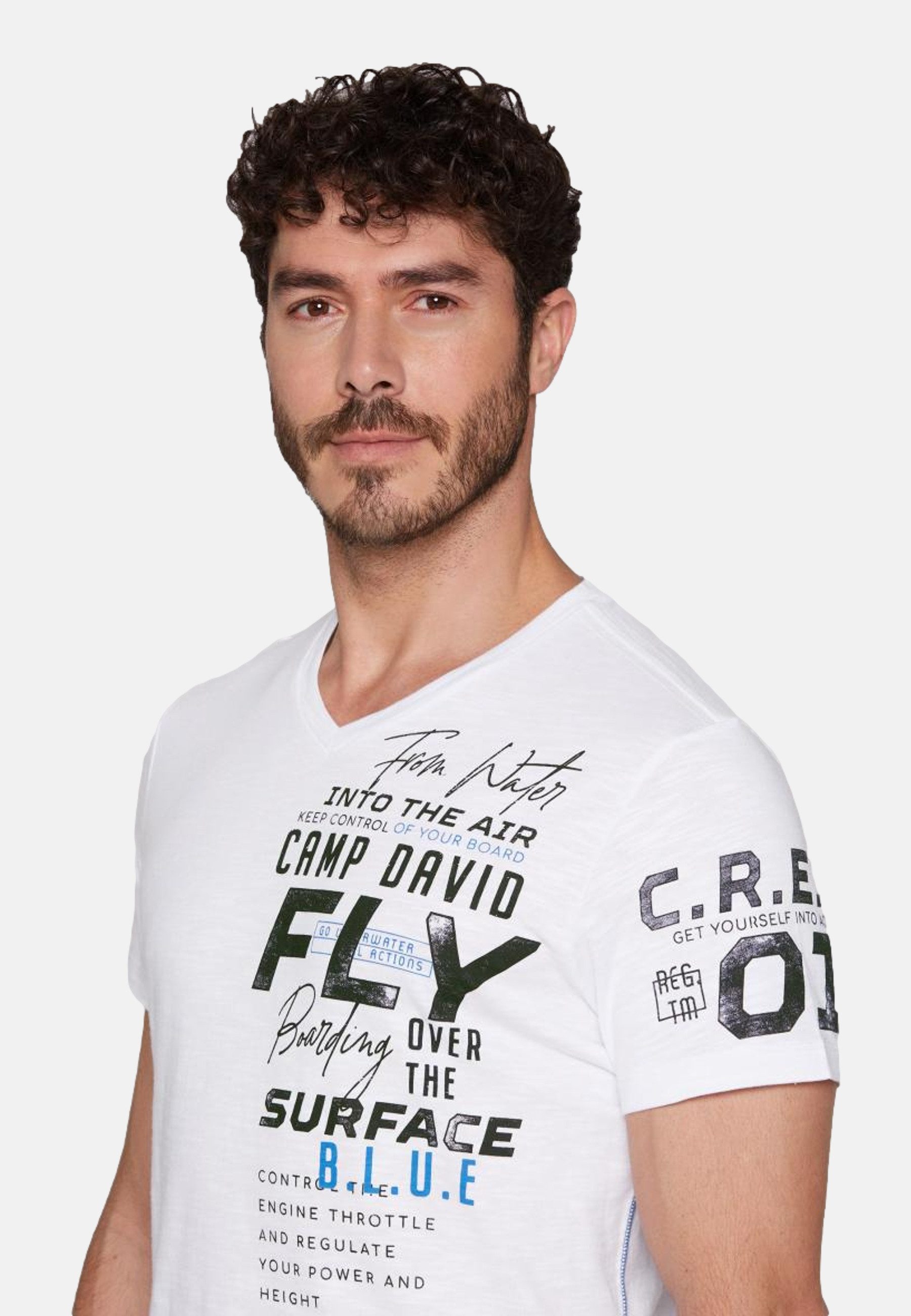 CAMP DAVID T-Shirt T-Shirt Kurzarmshirt (1-tlg., 1)
