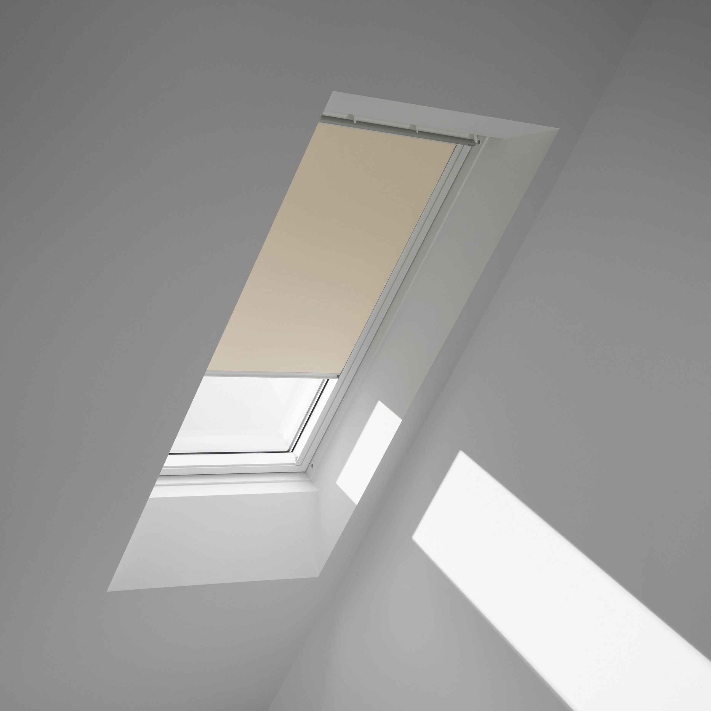 VELUX, »Pick Click!«, in beige Führungsschienen, verdunkelnd, 1085SWL, DKL VELUX M08 Verdunklungsrollo &