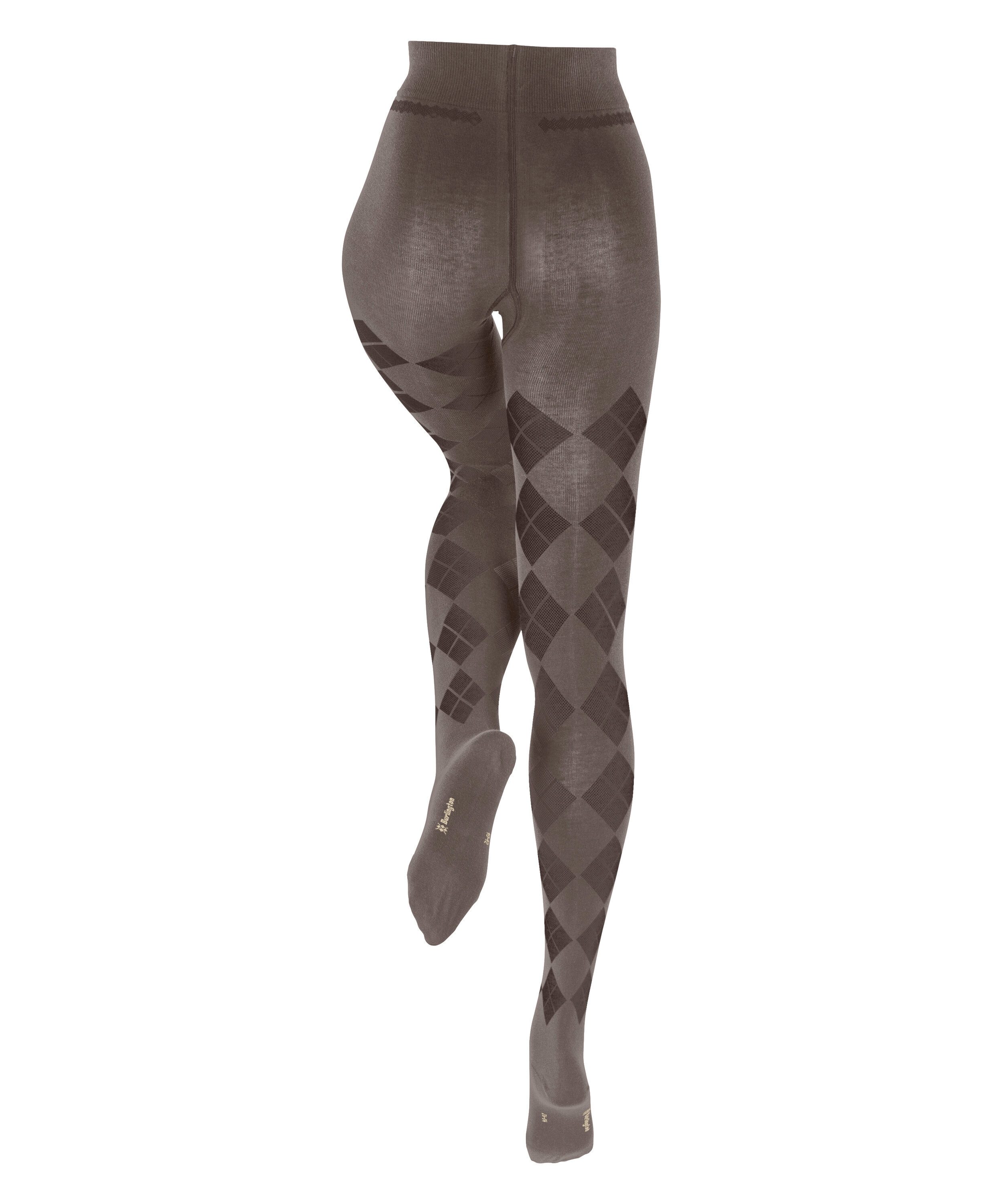 Burlington Strickstrumpfhose Burlington Elegant Essence Damen (1 St) mit Argyle-Muster – Bild 2 von 5