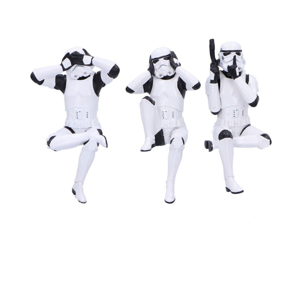 Nemesis Now Merchandise-Figur Stormtrooper Figuren Three Wise Sitting Stormtroopers 11 cm