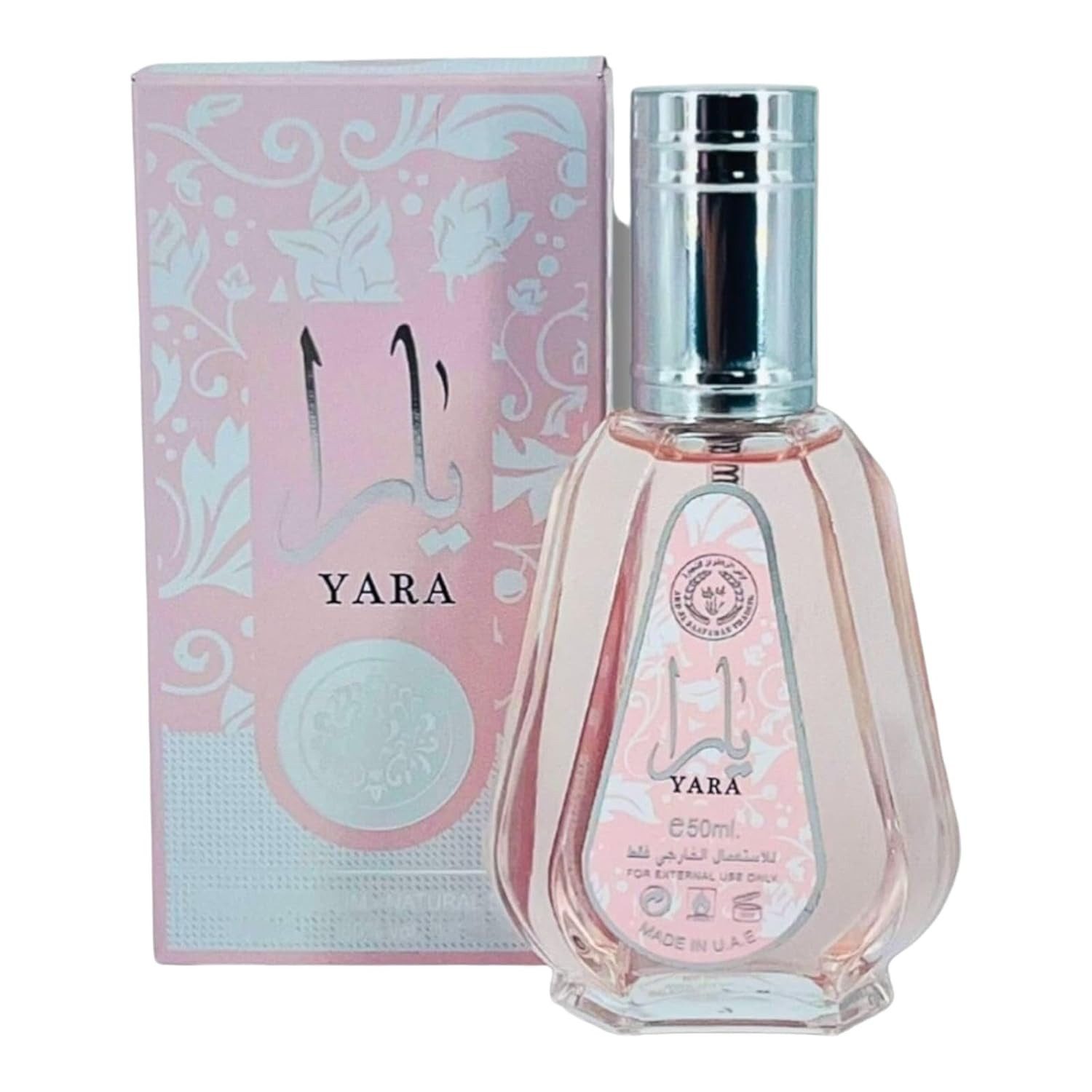Lattafa Eau de Parfum Yara, Glasflakon, Parfüm EDP, Damenduft