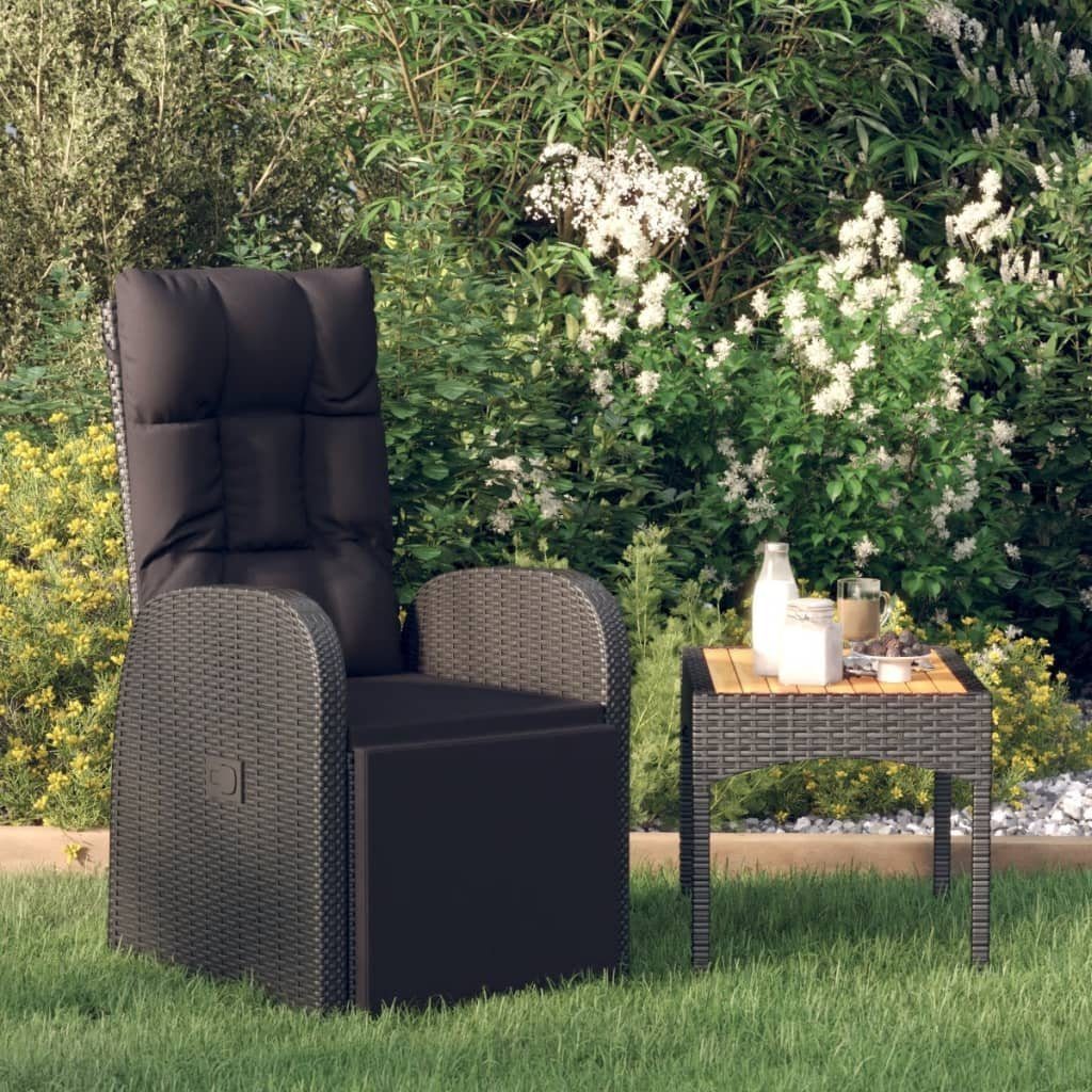 furnicato Gartenstuhl Garten-Liegestuhl mit Auflage Poly günstig online kaufen
