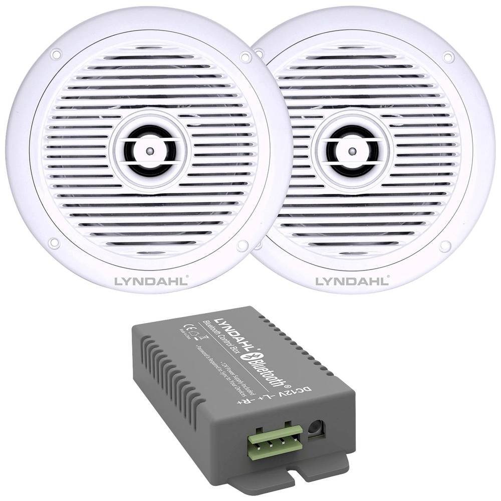 Lyndahl Lautsprecher-Set, 1 x CS200BTAMP und CS180IP Einbaulautsprecher
