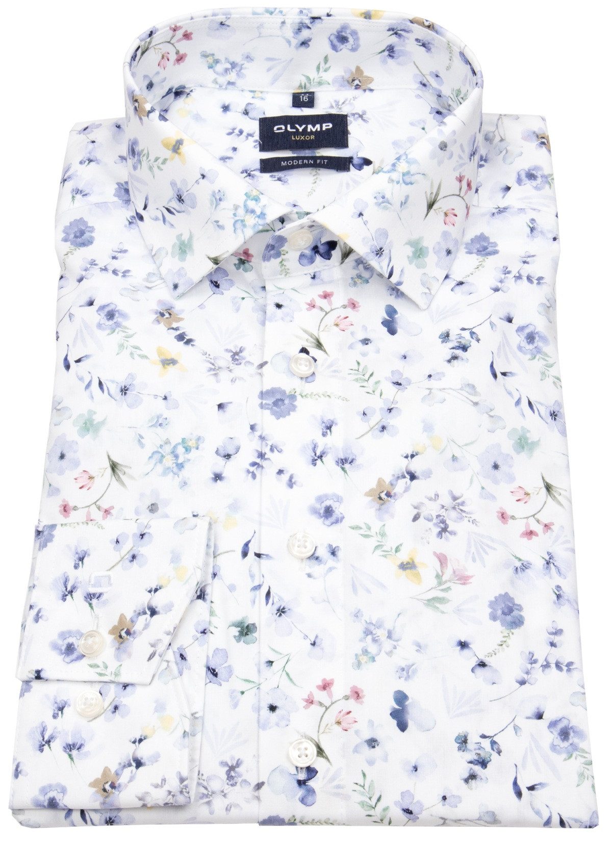 OLYMP Langarmhemd Modern Fit extra langer günstig online kaufen