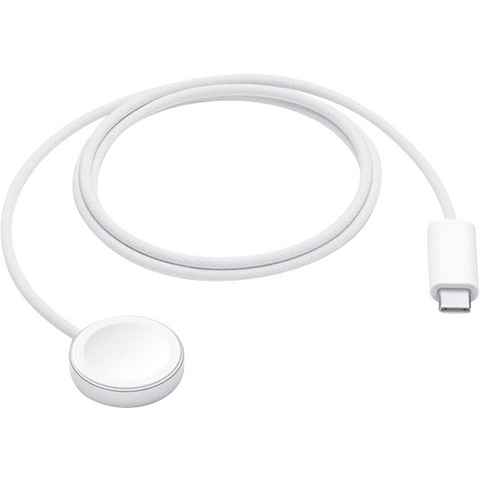 Apple Apple Watch magnetisches Schnellladegerät auf USB‑C Kabel (1 m) Schnelllade-Gerät