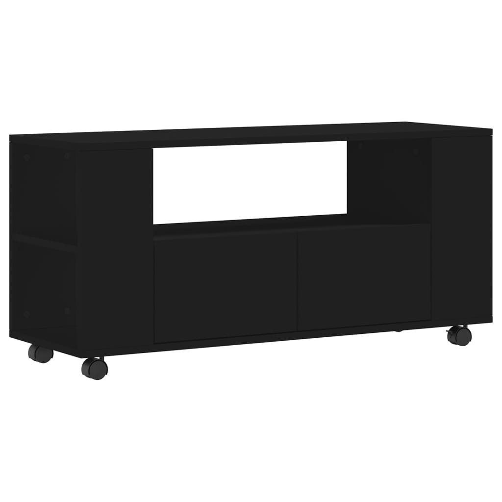 vidaXL TV-Schrank TV-Board Schwarz 102x34,5x43 cm günstig online kaufen