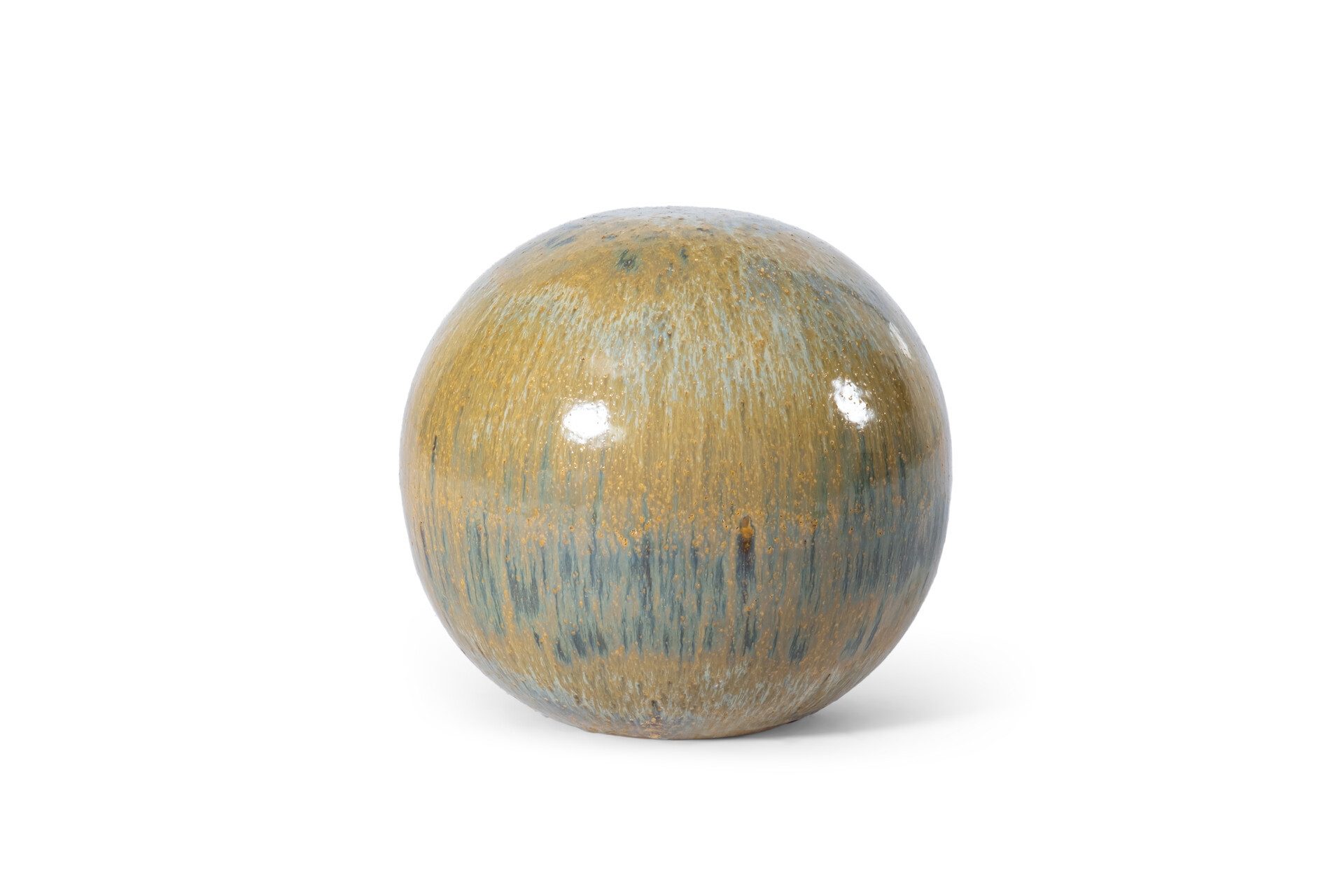Teramico Dekokugel Gartenkugel Keramik 36cm SAHARA glasiert, 100 Frostfest