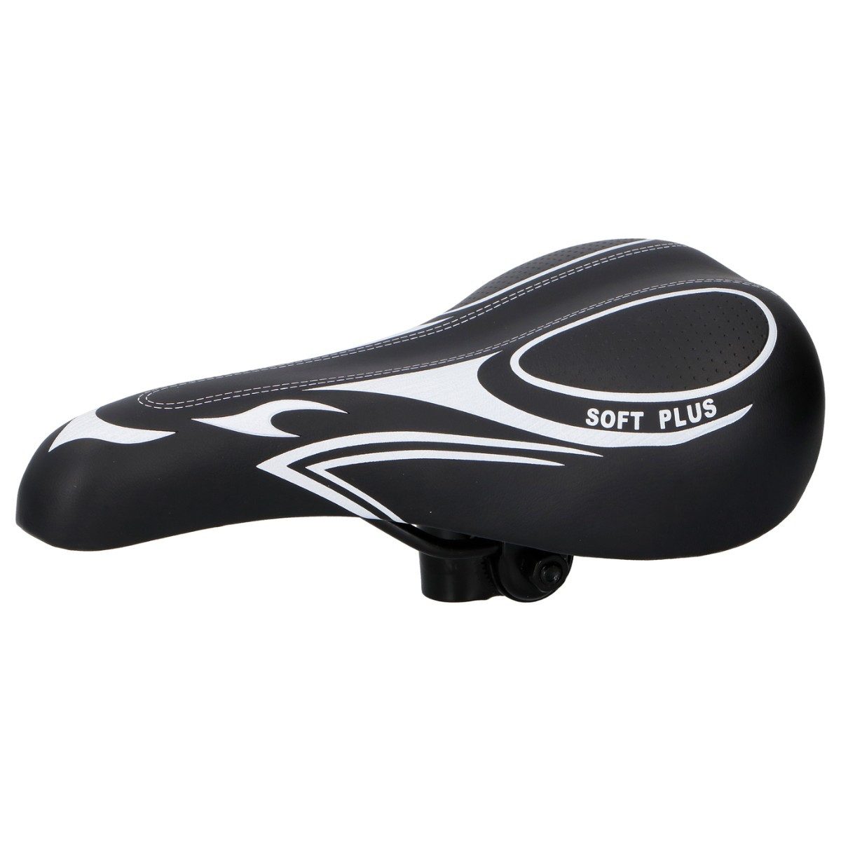 Dunlop Fahrradsattel Dunlop MTB Sattel Schwarz/Weiß