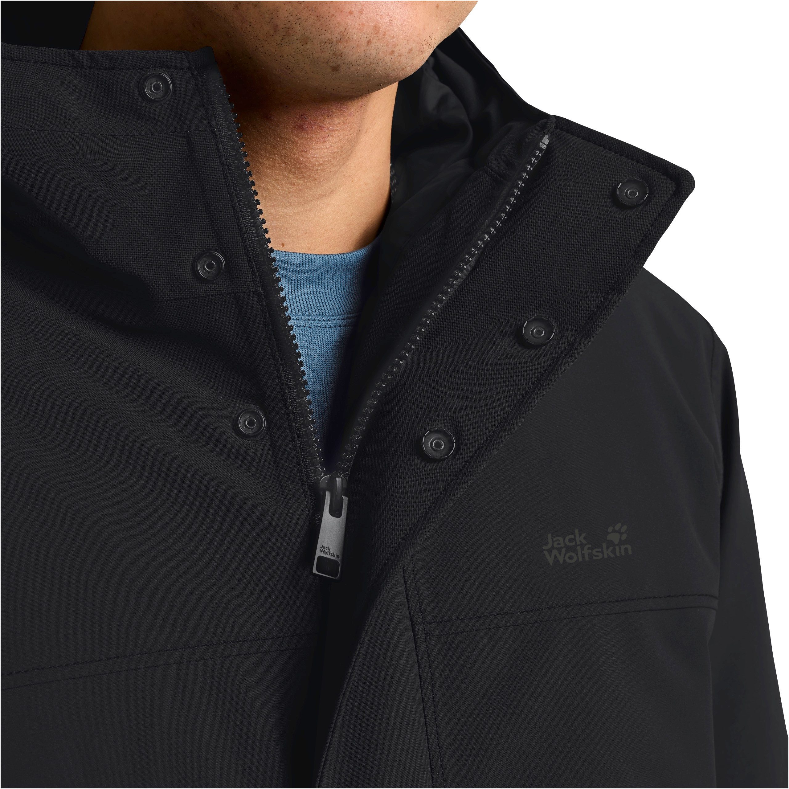 Jack Wolfskin Wintermantel COLD CAMP COAT M mit wasserdichtem TEXAPORE, winddicht, atmungsaktiv, aus Polyester
