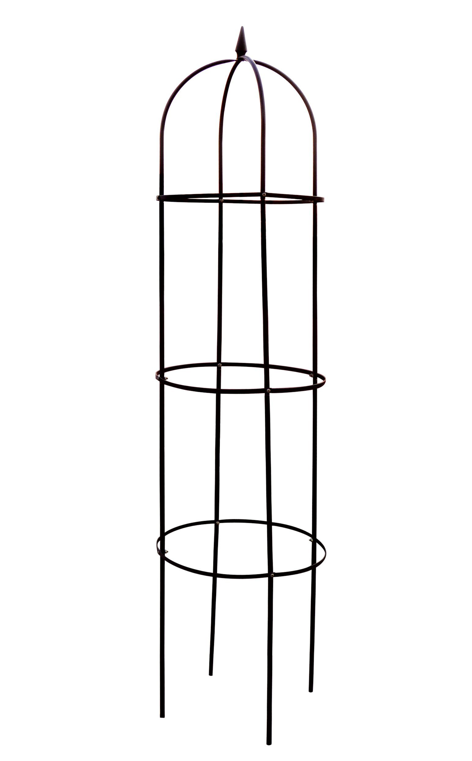 Rankhilfe Rankhilfe Obelisk aus Metall grün - 200 cm H