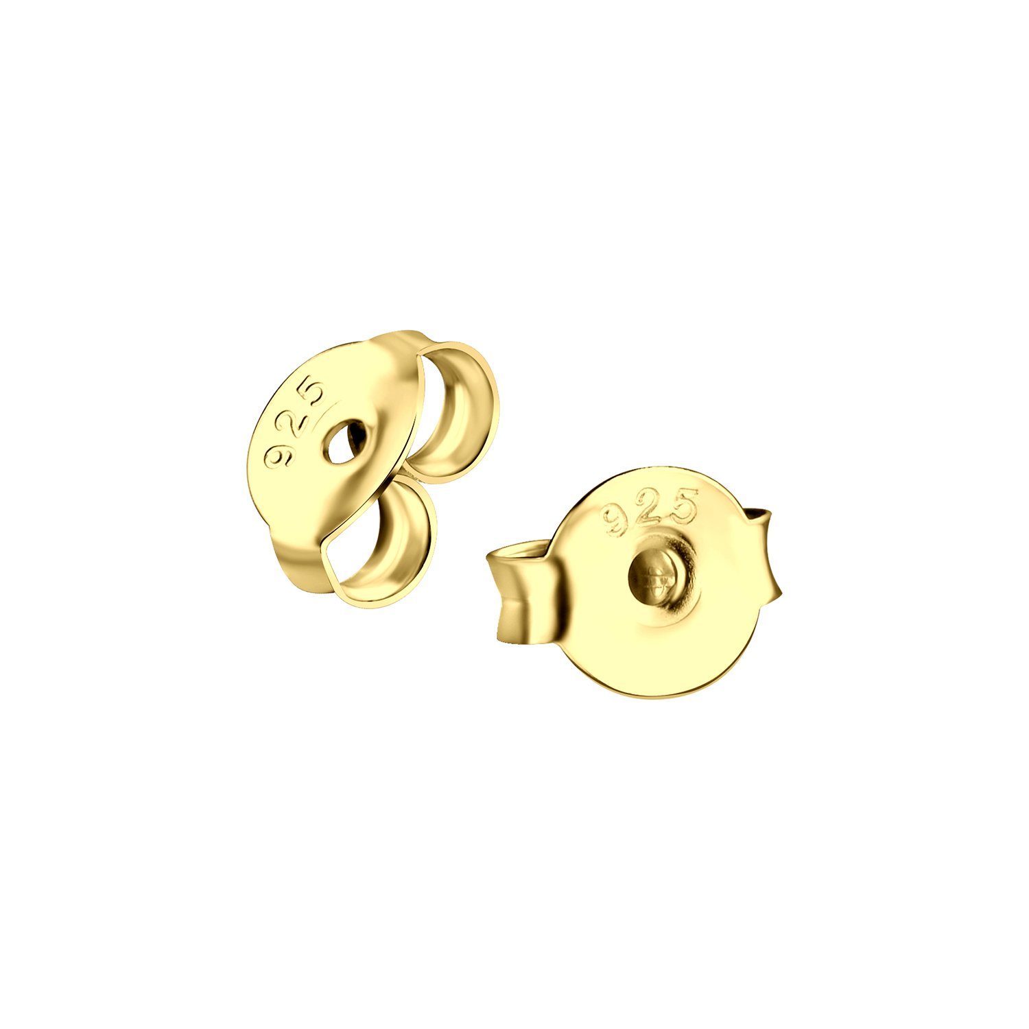 Ohrstecker Gold, Sterling 2-tlg. in (Ohrstecker), Paar 925 Silber ALEXANDER YORK MUSCHEL