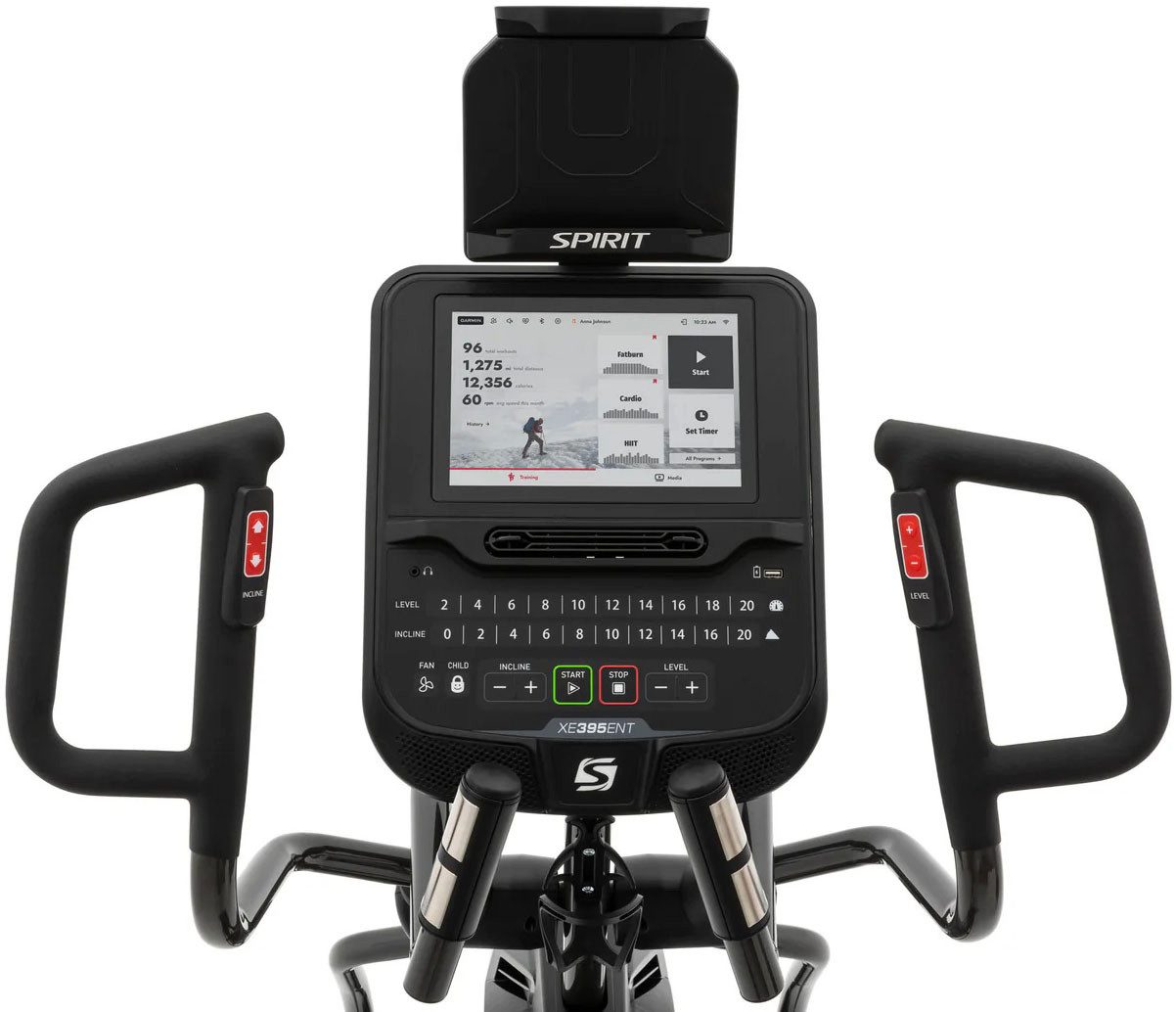 Spirit Fitness Ellipsentrainer Spirit Fitness XE395 ENT (Fitnessgerät)