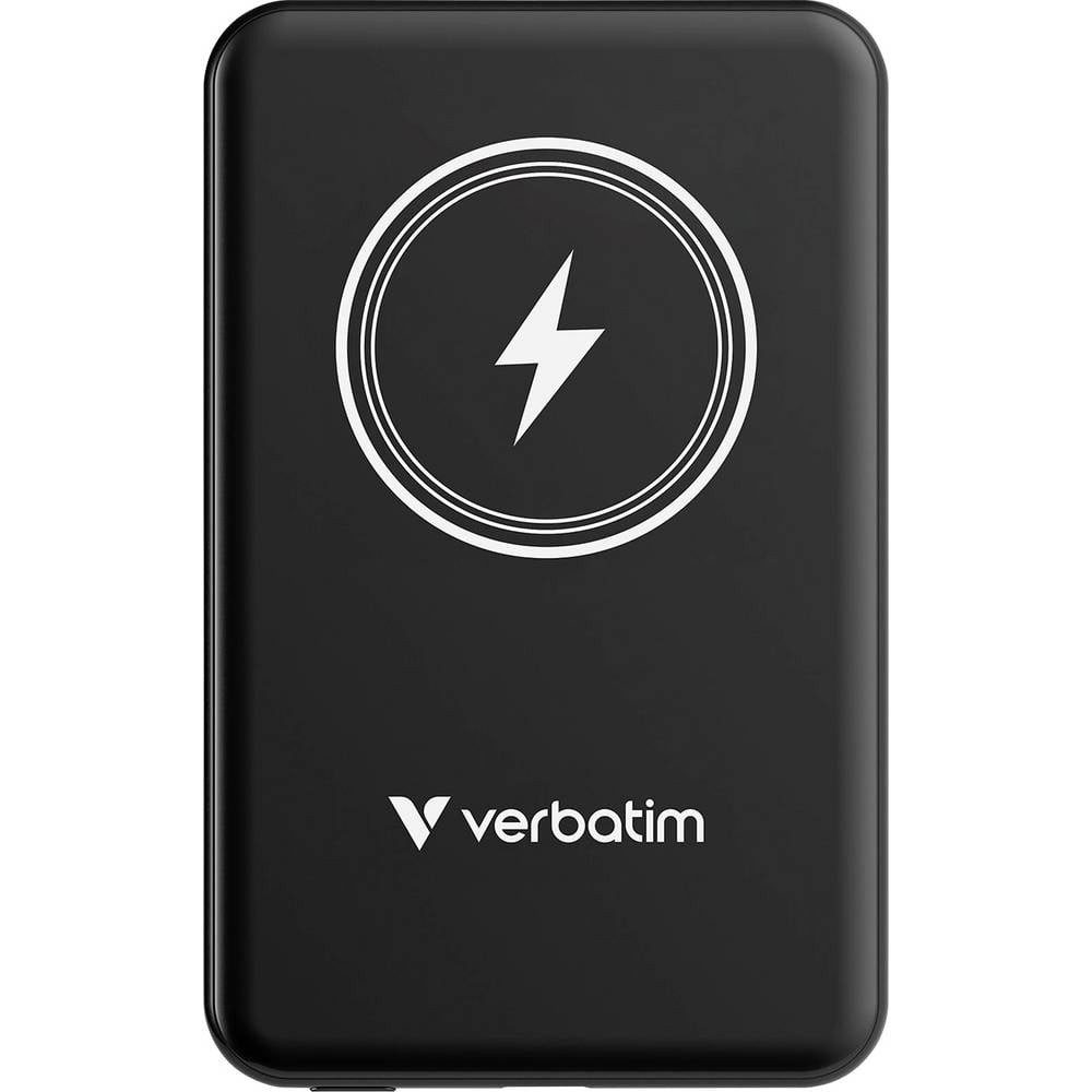 Verbatim Charge 'n' Go Magnetic Wireless Powerbank 5000 mAh Fast Charge, Quick Powerbank