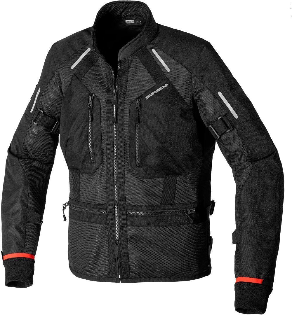 SpiDi Motorradjacke Tech Armor Motorrad Textiljacke reflektierende reißverschluss