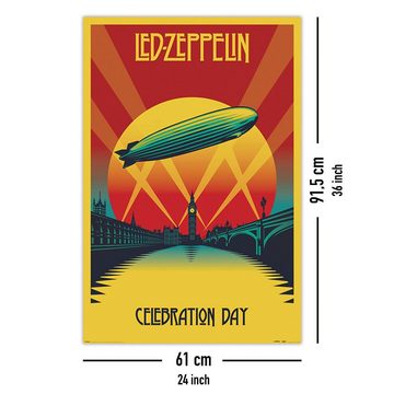 PYRAMID Poster Led Zeppelin Poster Celebration Day 61 x 91,5 cm