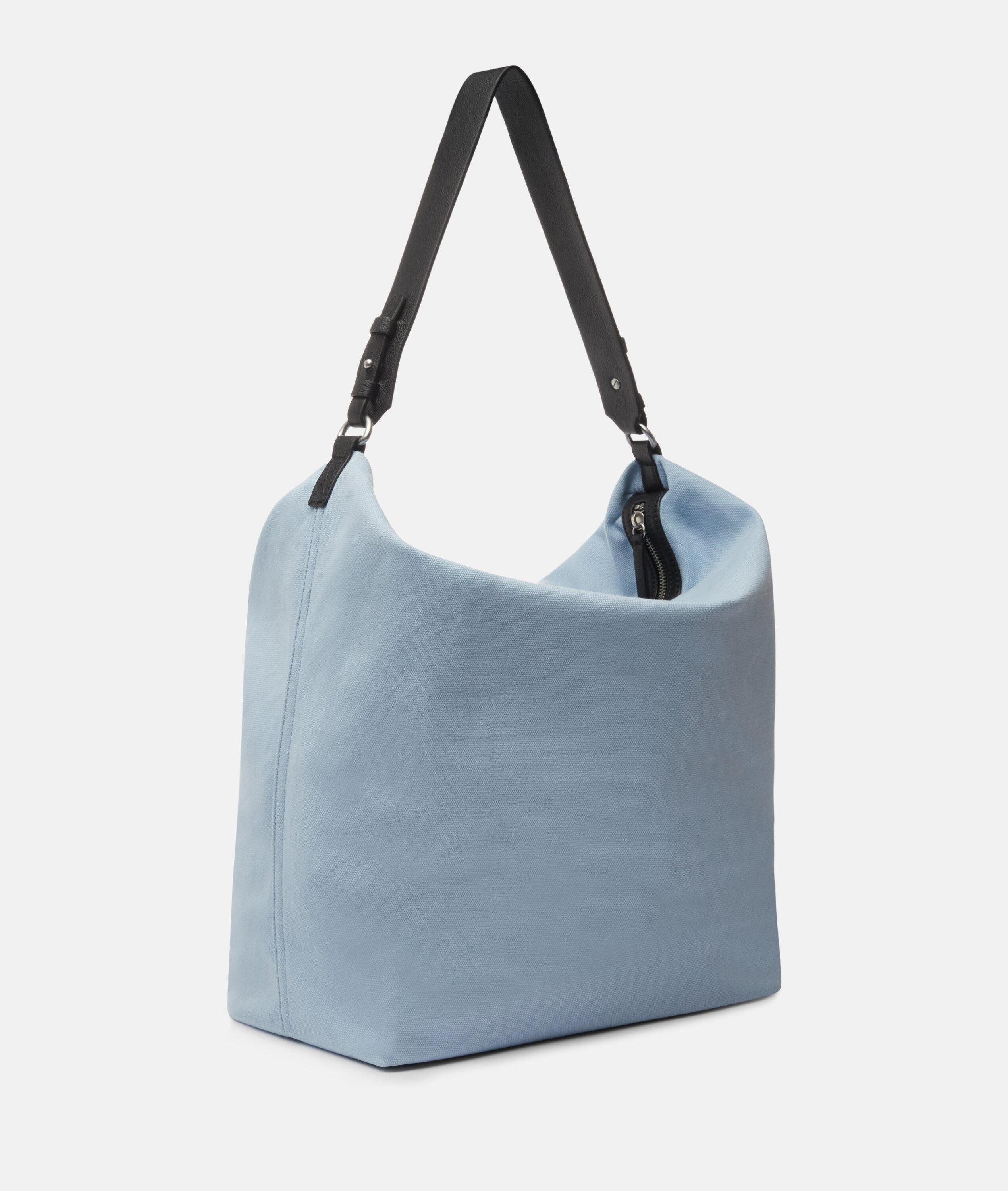 Liebeskind Berlin Schultertasche Clea Hobo L, Große Hobo-Bag aus Canvas