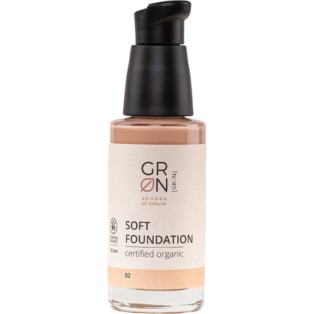 GRN - Shades of nature Foundation Soft GRN, 30 ml