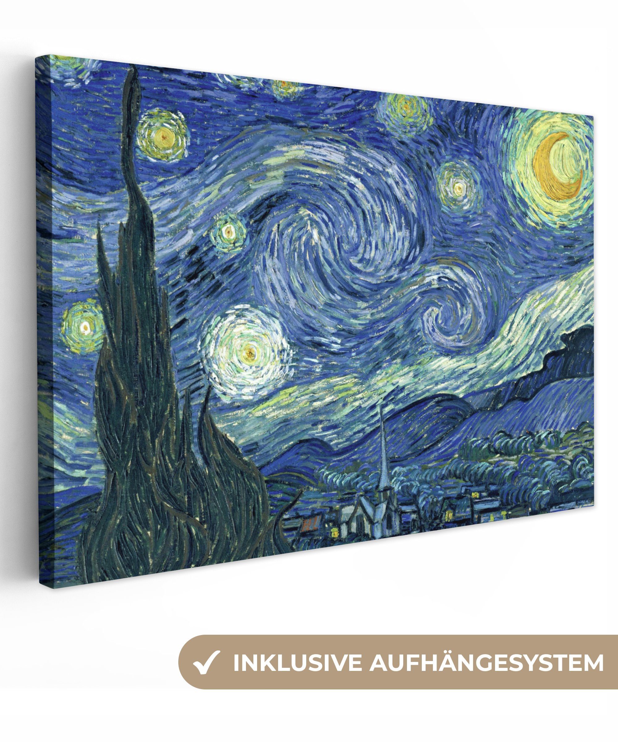 OneMillionCanvasses® Leinwandbild Sternennacht - Kunstdrucke - Alte Meister günstig online kaufen