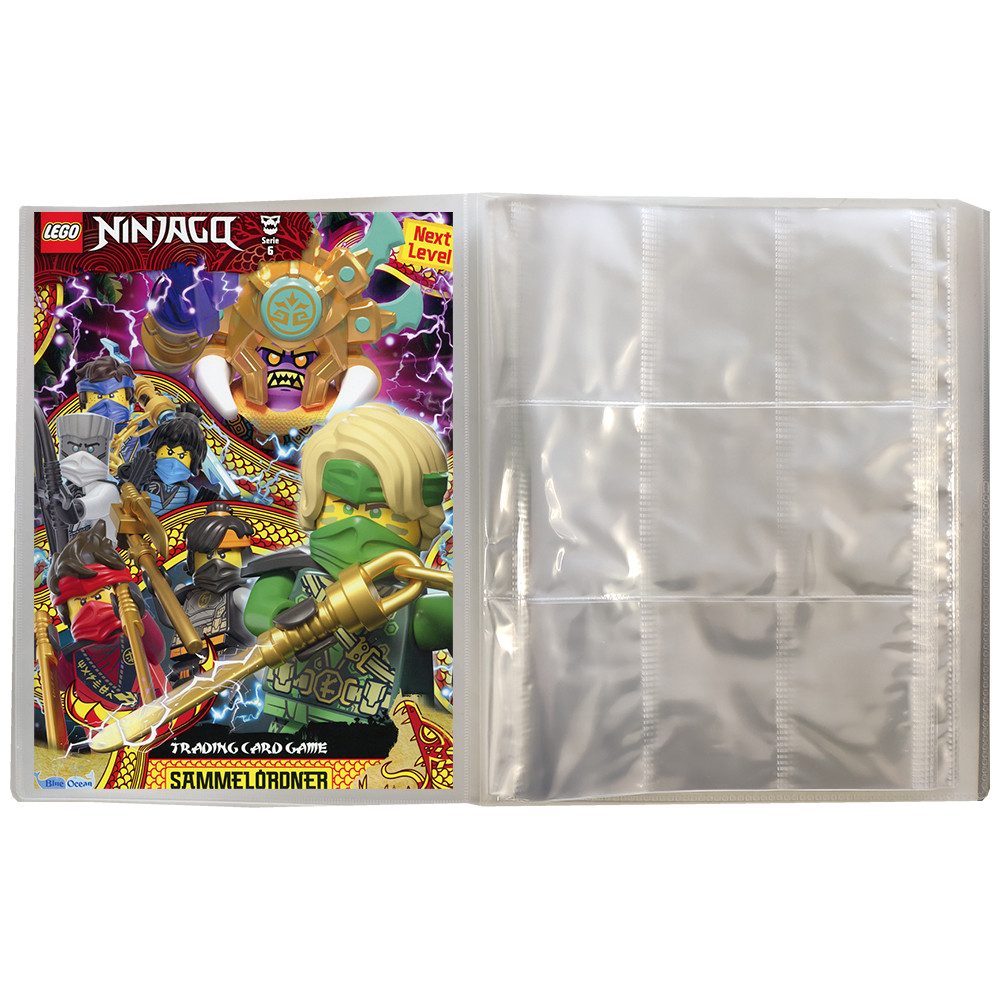 Blue Ocean Sammelkarte LEGO Ninjago 6 NEXT LEVEL Trading Cards - 1 Leere Sammelmappe