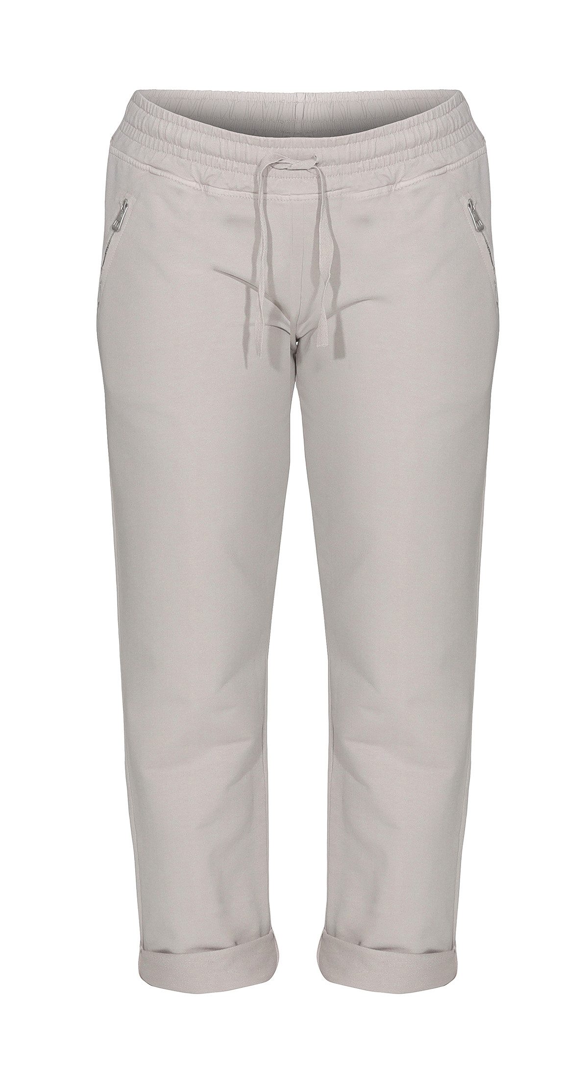 CLEO STYLE Jogger Pants Damen Jogginghose 814136 34-38 Creme günstig online kaufen