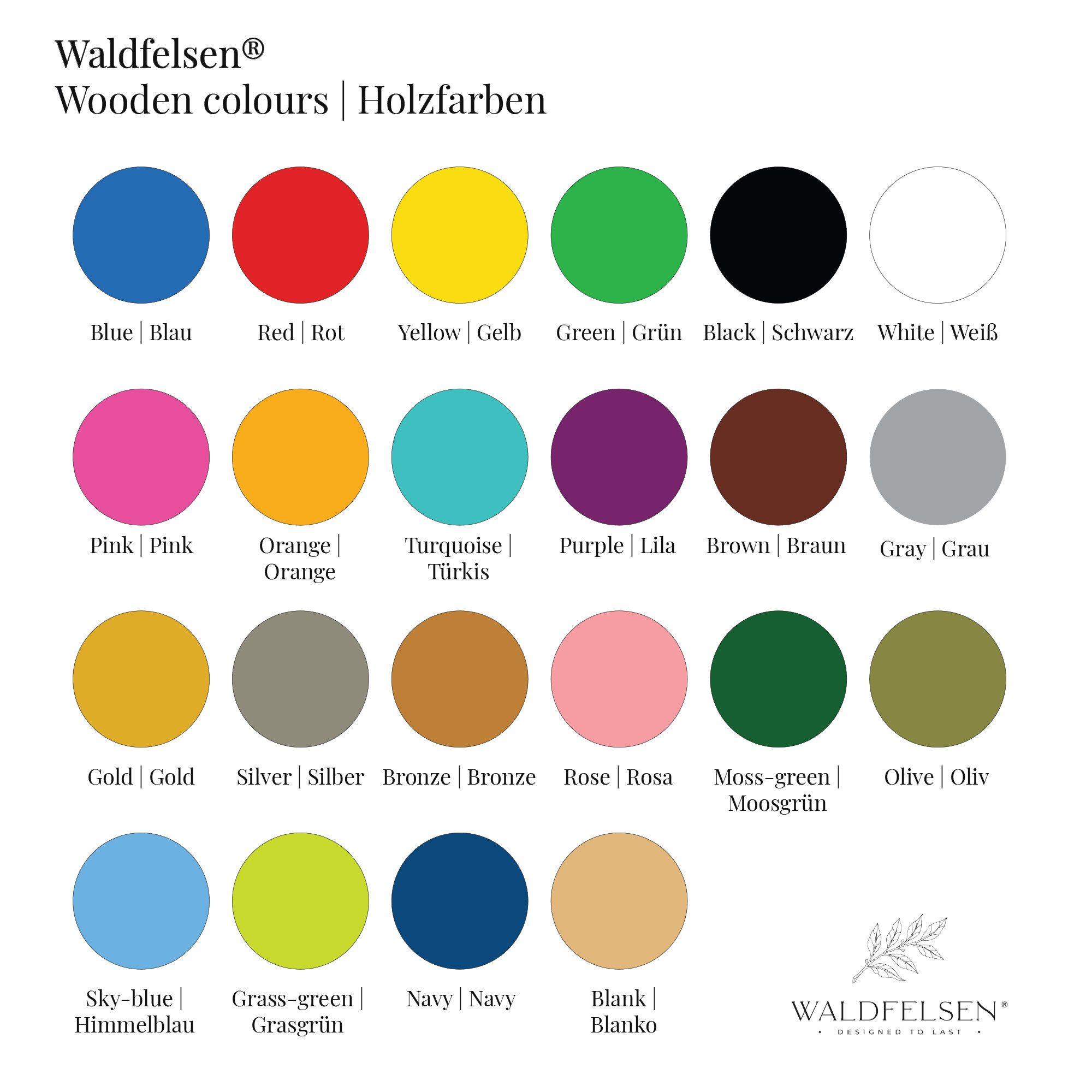Waldfelsen Spiel – Einzelne Spielwürfel (16 mm) aus Holz Augenwürfel Würfel Holzwürfel, Spielmaterial, Verschiedene Farben