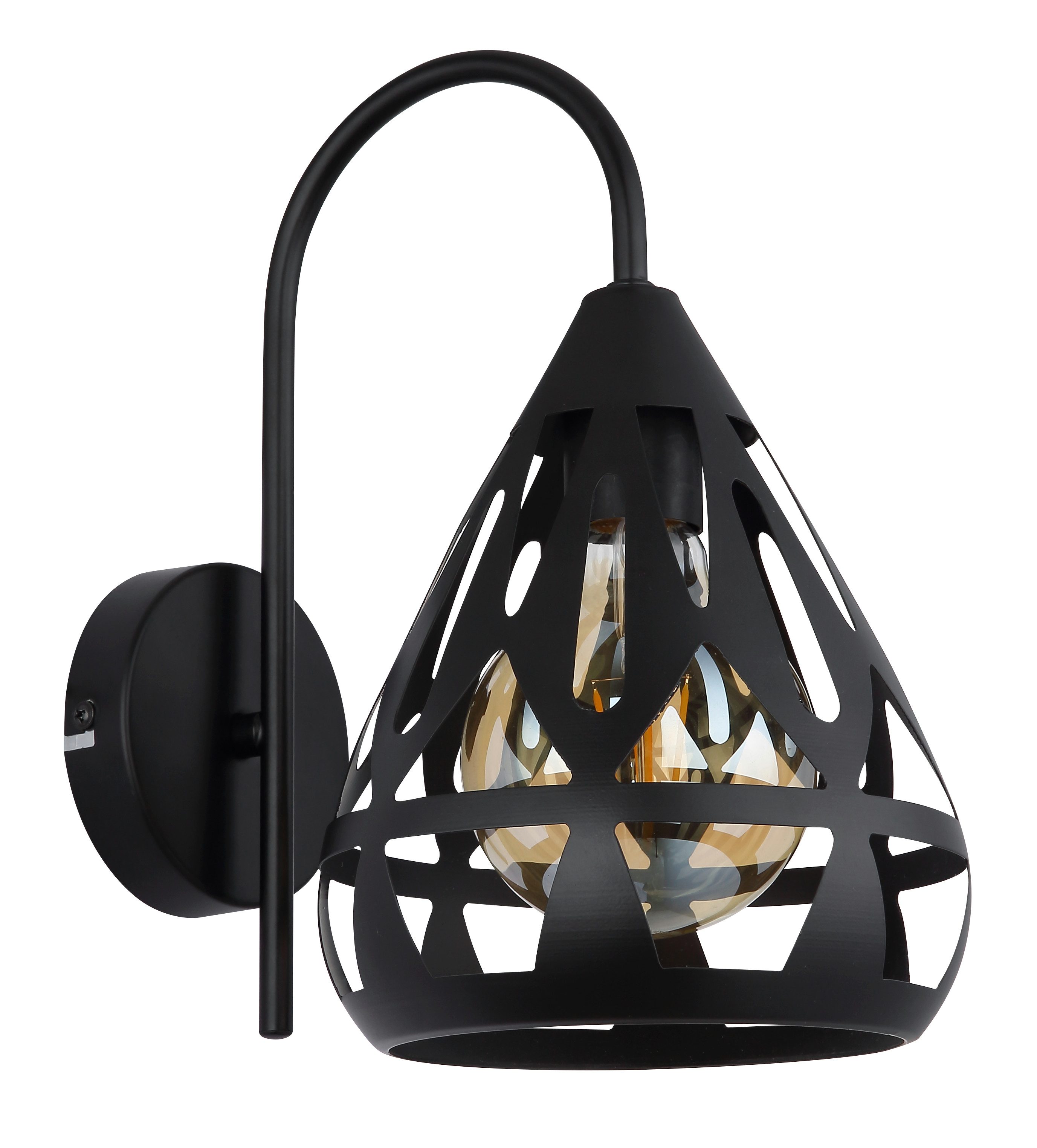 GLOBO LIGHTING Wandleuchte HASSAN, ohne Leuchtmittel, Wandlampe/Spot/Dekor/Wohnzimmer/Flur/Lichtschein: abwärts