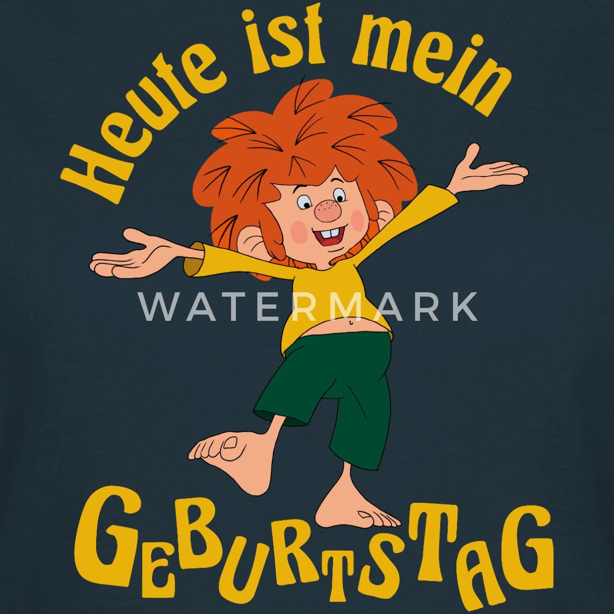 Spreadshirt T-Shirt Pumuckl Mit Spruch Heute ist Mein Geburtstag Frauen T-S günstig online kaufen