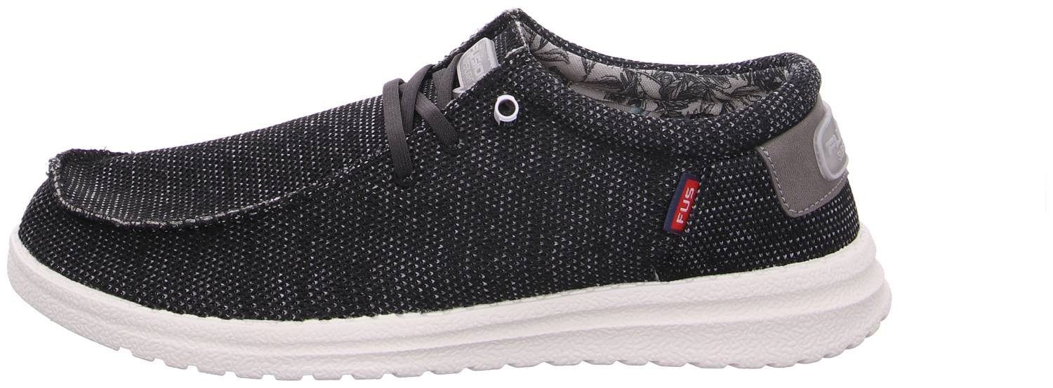 Fusion Jack Dk Grey Fine Knitt Slipper