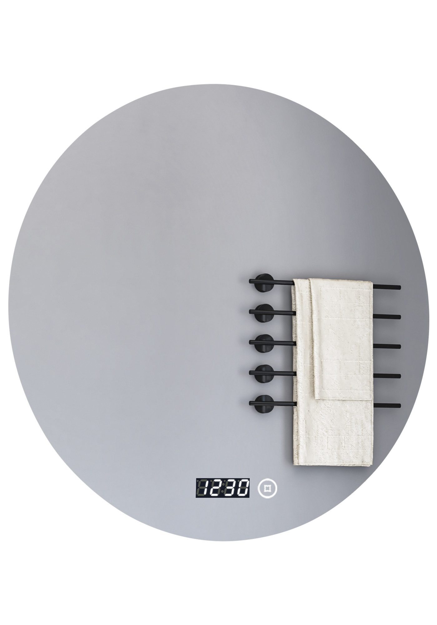 Spiegel Rundspiegel LED 60cm Badspiegel Wandspiegel mit beleuchtung