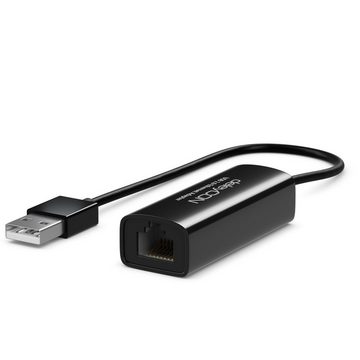 deleyCON deleyCON LAN Adapter USB Netzwerkadapter A zu RJ45 Notebook Ultrabook Netzwerk-Adapter