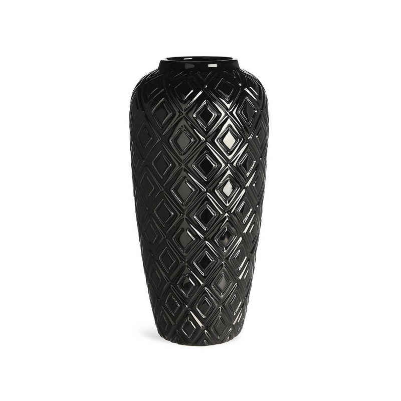Depot Dekovase Vase Raute (Packung, 1 Stück Vase), aus Porzellan, Ø 15 Zentimeter, H 31.5 Zentimeter