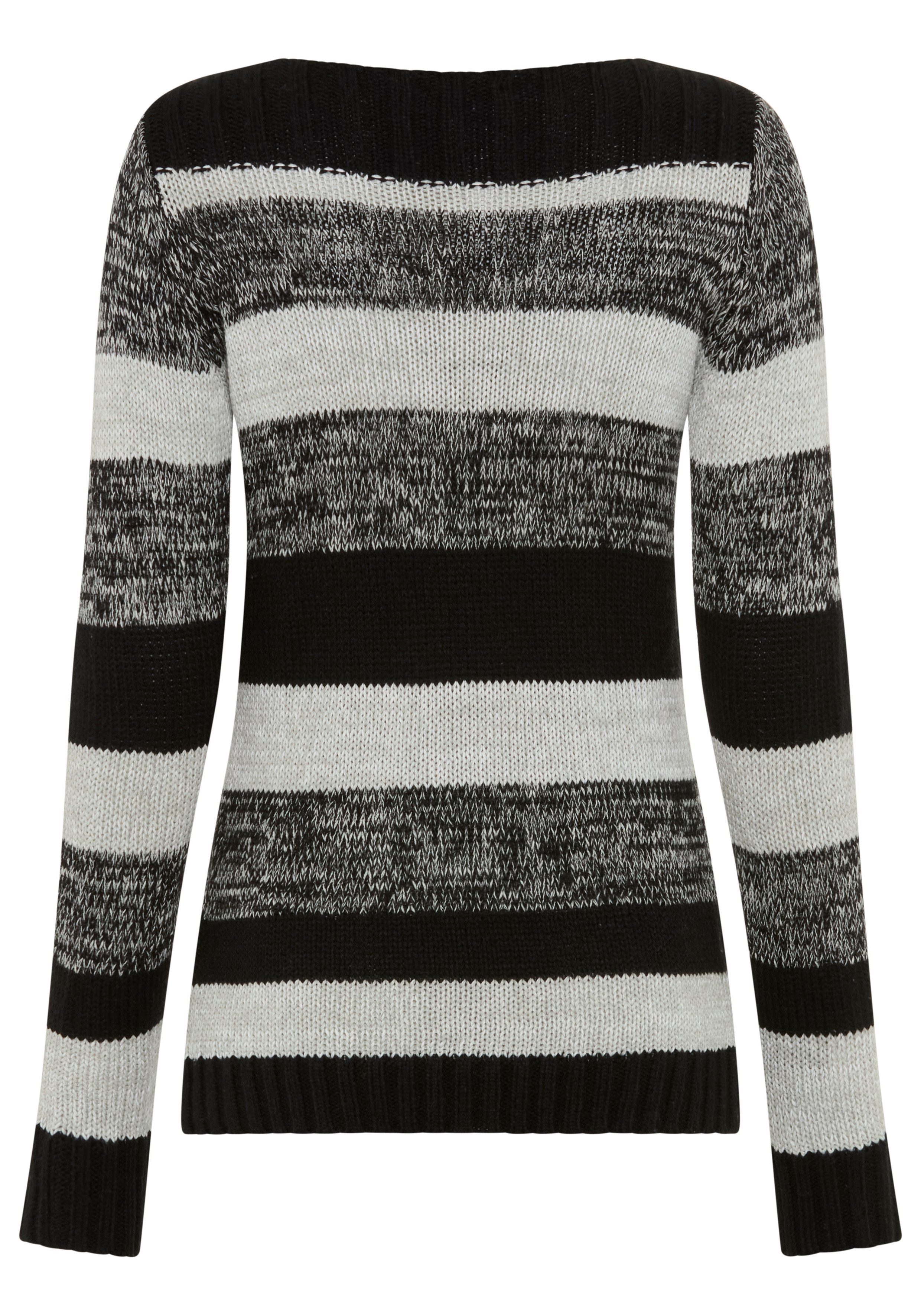 AJC Strickpullover mit U-Boot Ausschnitt und tollem Streifendesign