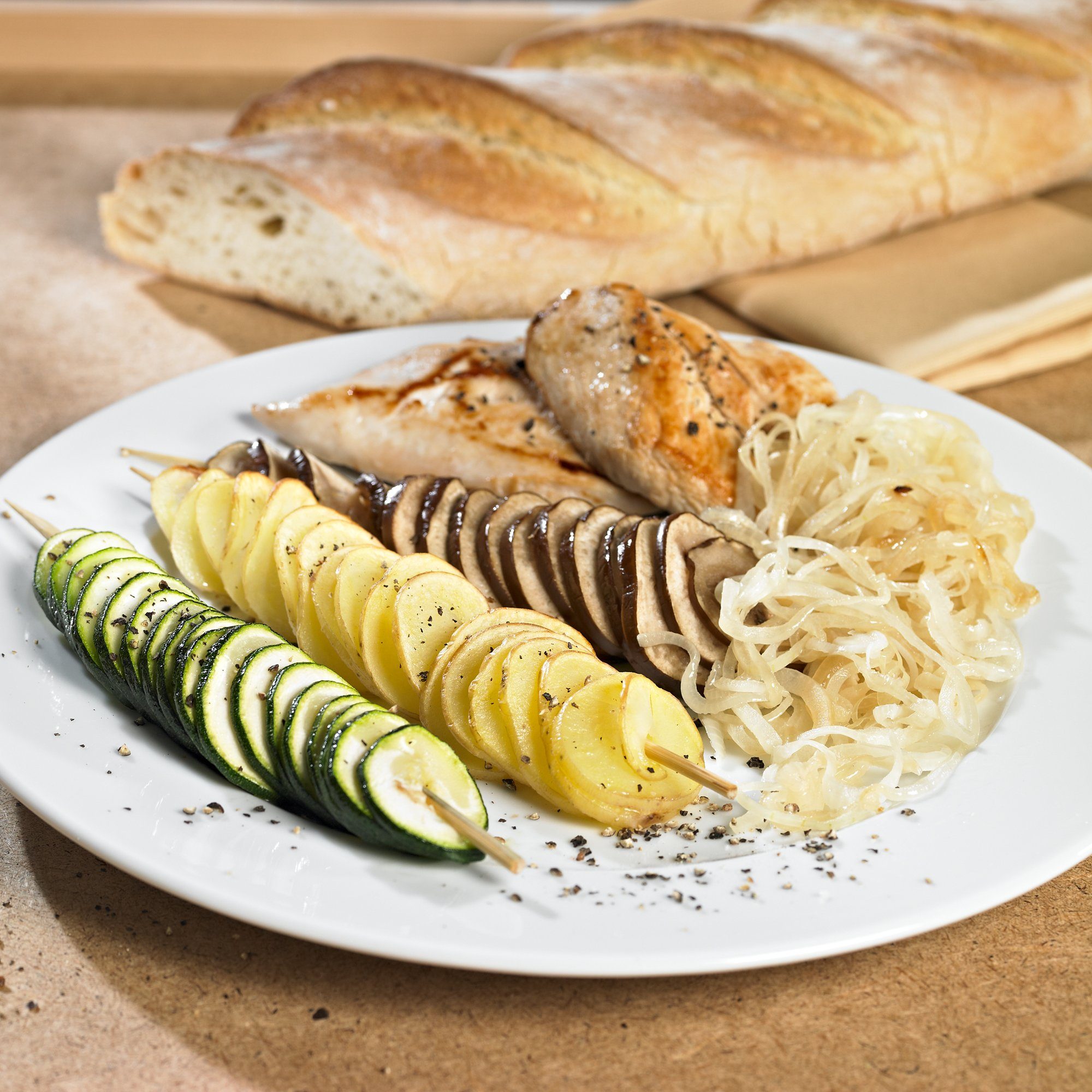 Lurch Spiralschneider Super anthrazit/creme Gemüseschneider