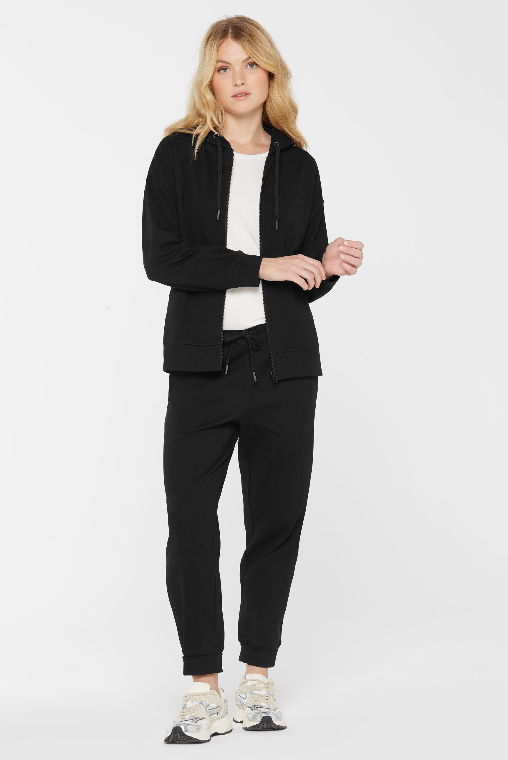 SENSES.THE LABEL Kapuzensweatjacke mit Baumwolle – Bild 3 von 5