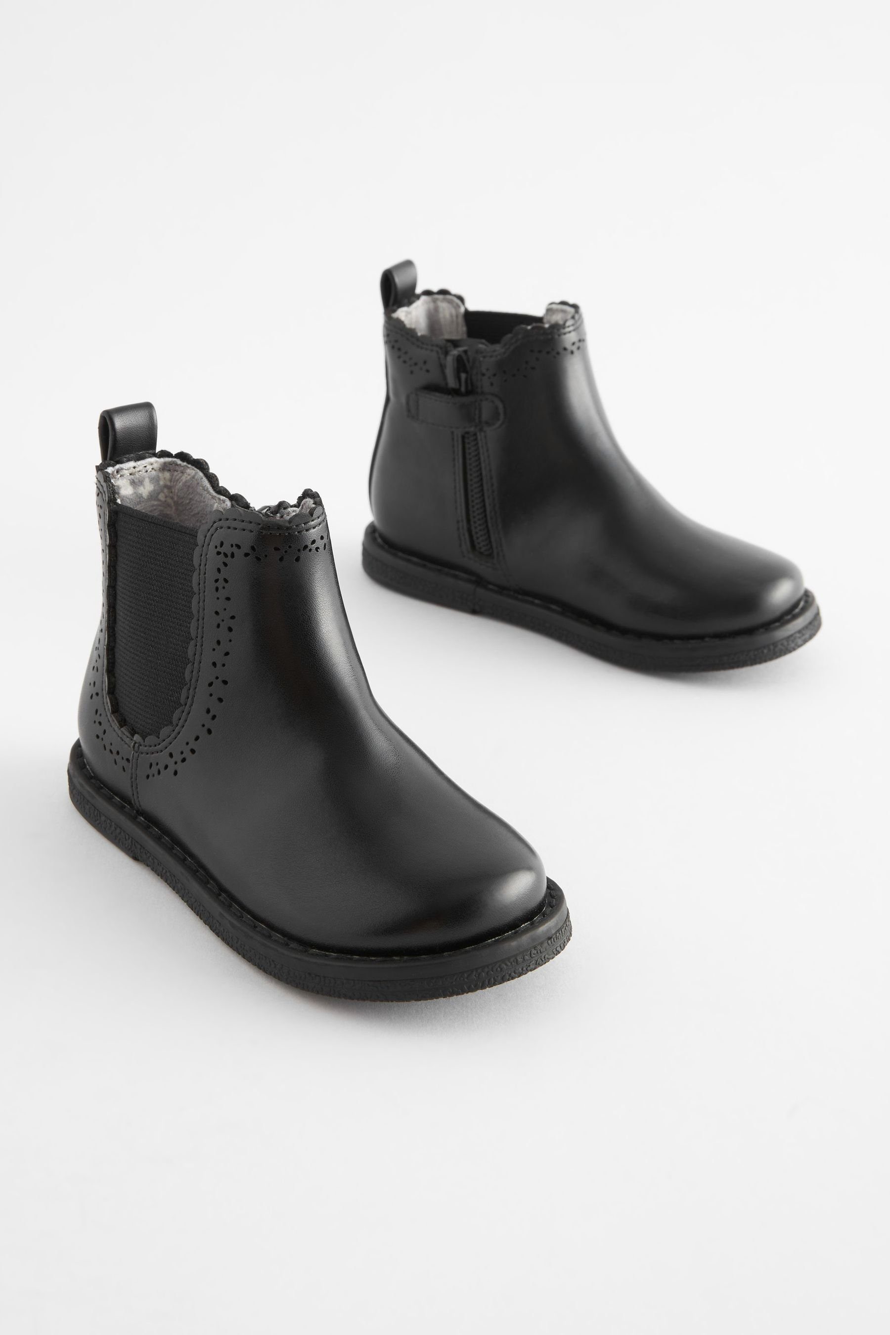 Next Chelsea-Stiefeletten, weite Passform Chelseaboots (1-tlg) Black