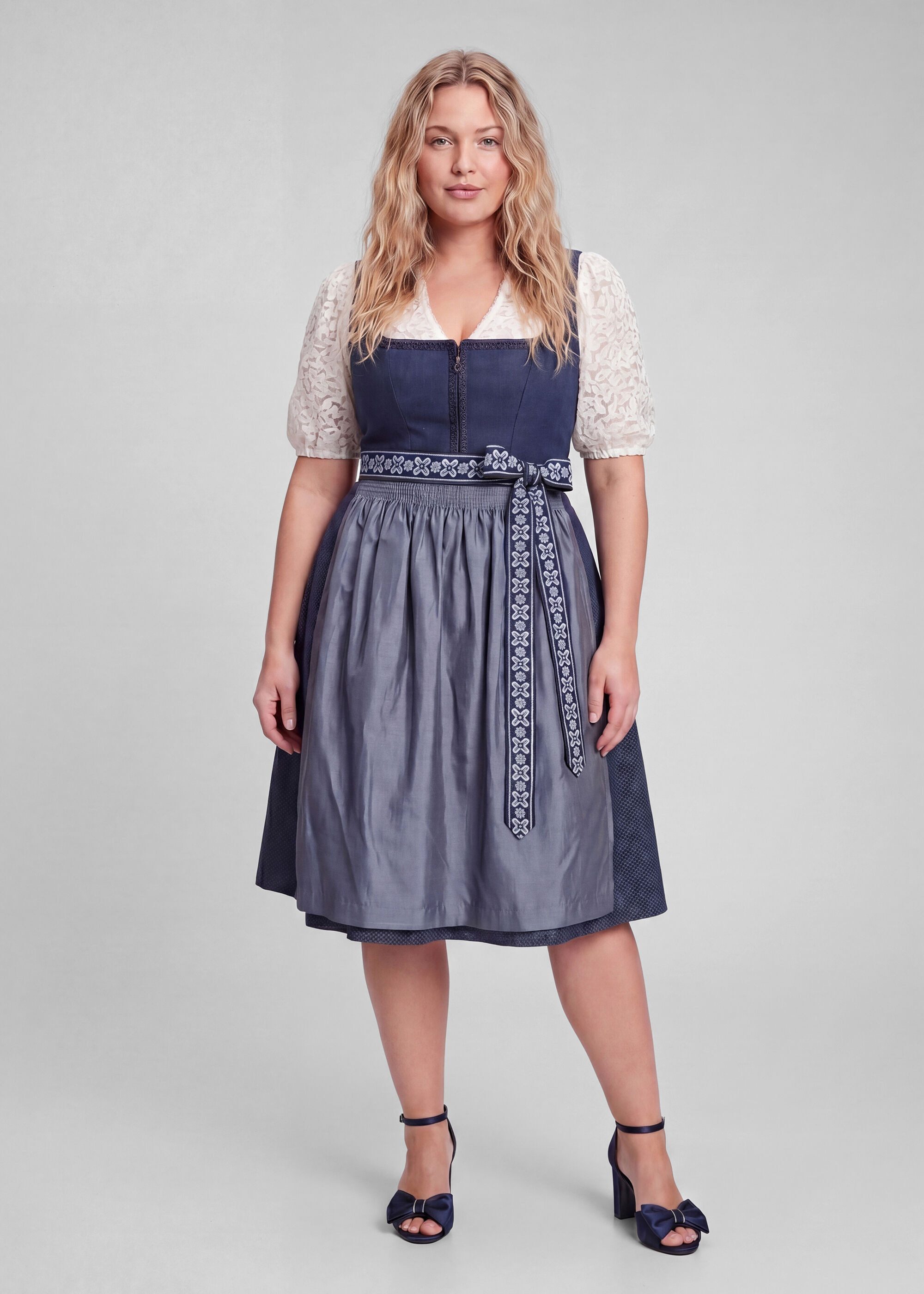 Spieth & Wensky Dirndl Käthe in Midilänge