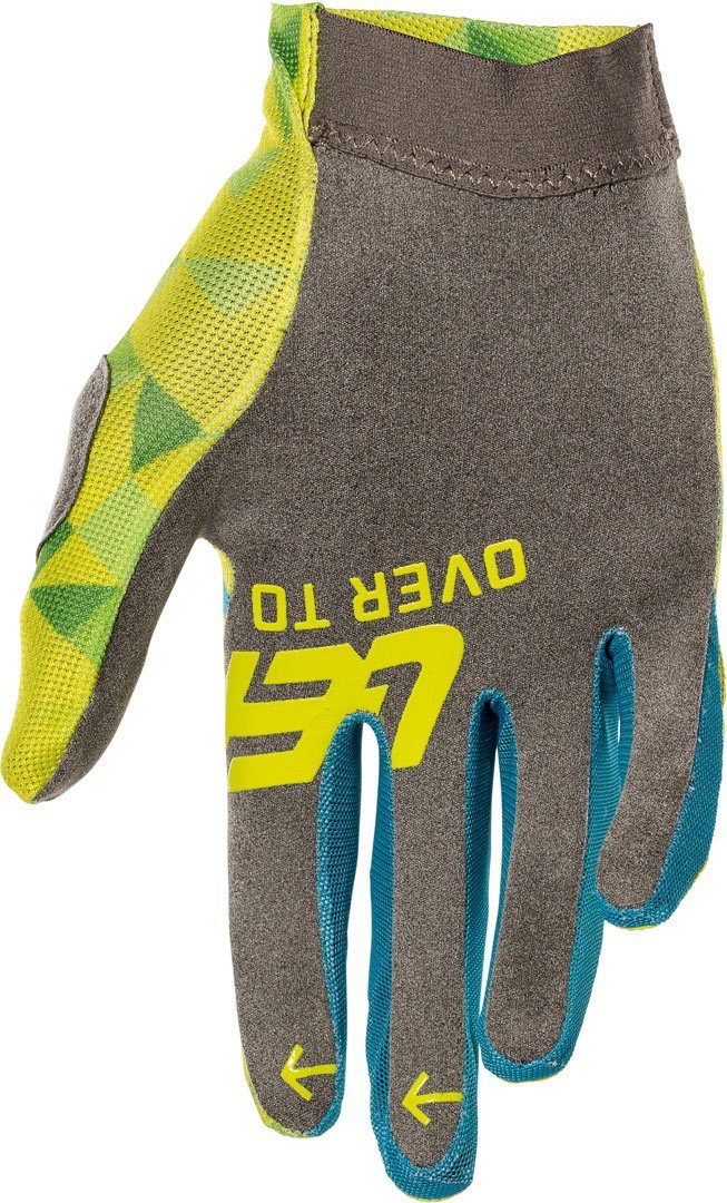 X-Flow GPX 2.5 Leatt Motorradhandschuhe Handschuhe V22 Yellow/Blue