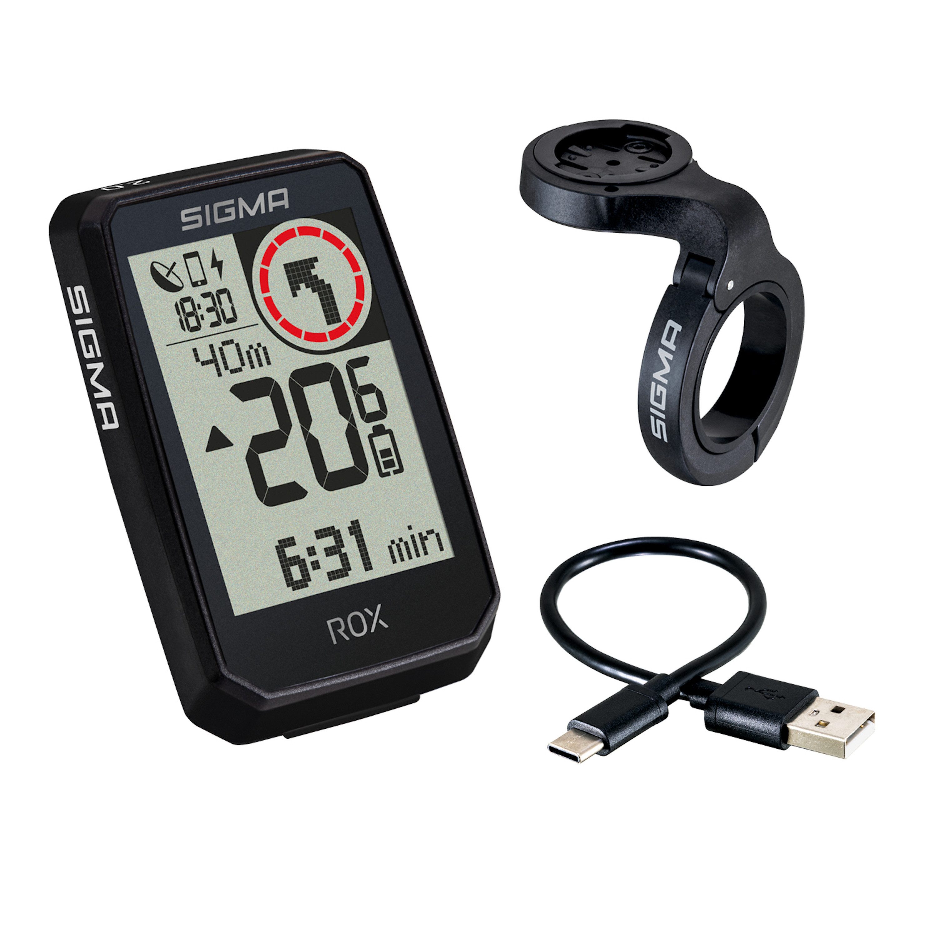 SIGMA Fahrradcomputer Rox 2.0 Endurance GPS Fahrradtacho Fahrradnavi