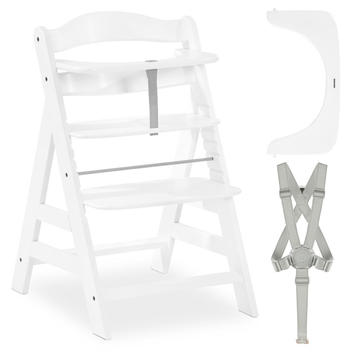 Hauck Hochstuhl Alpha Plus - White, günstig online kaufen