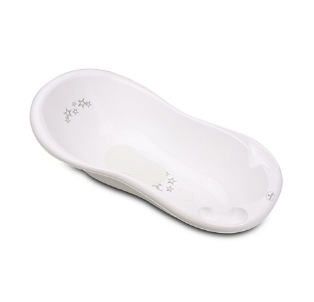 Thumbnail - Lorelli Babybadewanne Baby Badewanne 100 cm, mit Anti-Rutsch-Matte, Wasserablauf, Ablagefächer