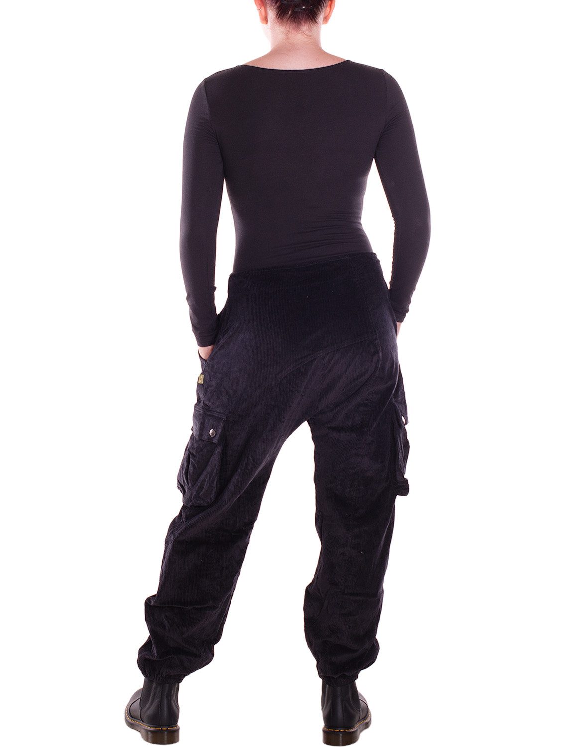 Vishes Cordhose Vishes Cordhose Haremshose warm mit Band und Knöpfe Ethno, günstig online kaufen